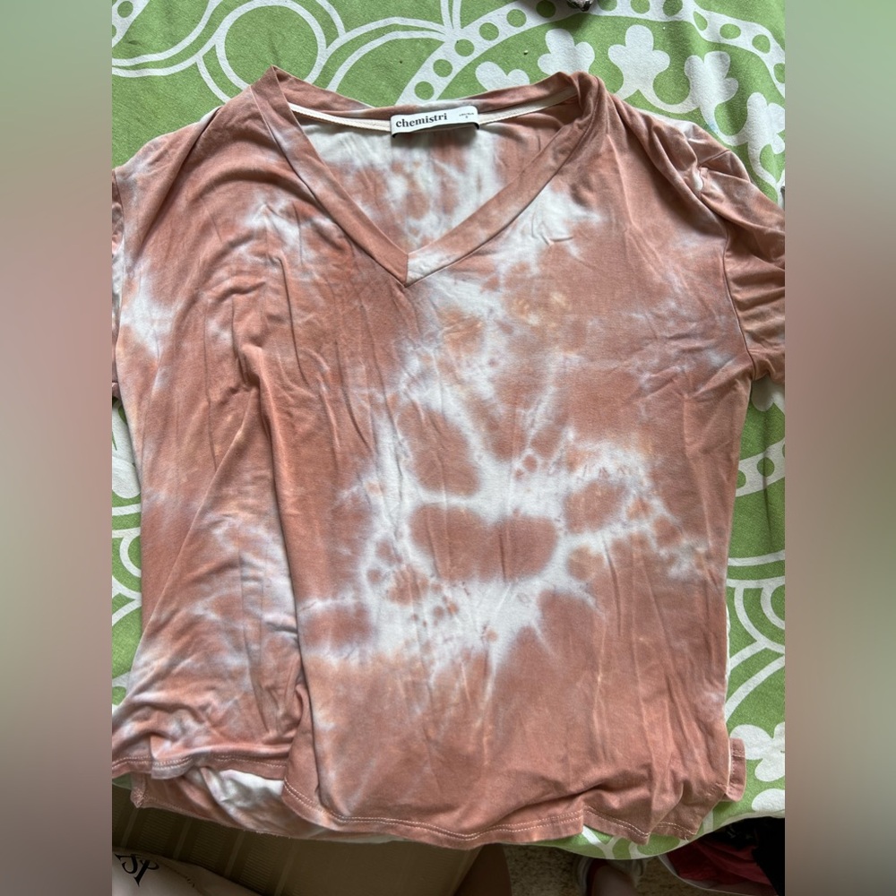 Chemistri Tie-Dye Short Sleeve Shirt, Baggy fit